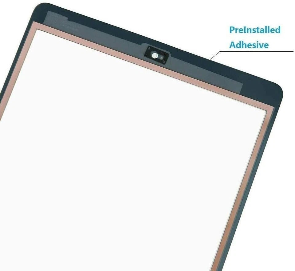 For iPad 7th | 8th | 9th Gen 10.2 Touch Screen Digitizer Glass Replacement Home Button