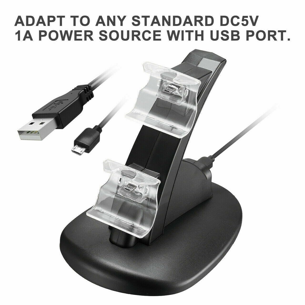 for Xbox One/One X/One S Controller Dual Charger Dock Station Charging Stand