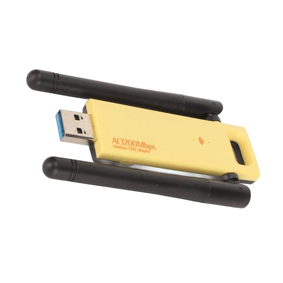 NEW1200 Mbps 2.4/5Ghz USB Wi-Fi Network Adapter Antenna 802.11 Dual Antenna