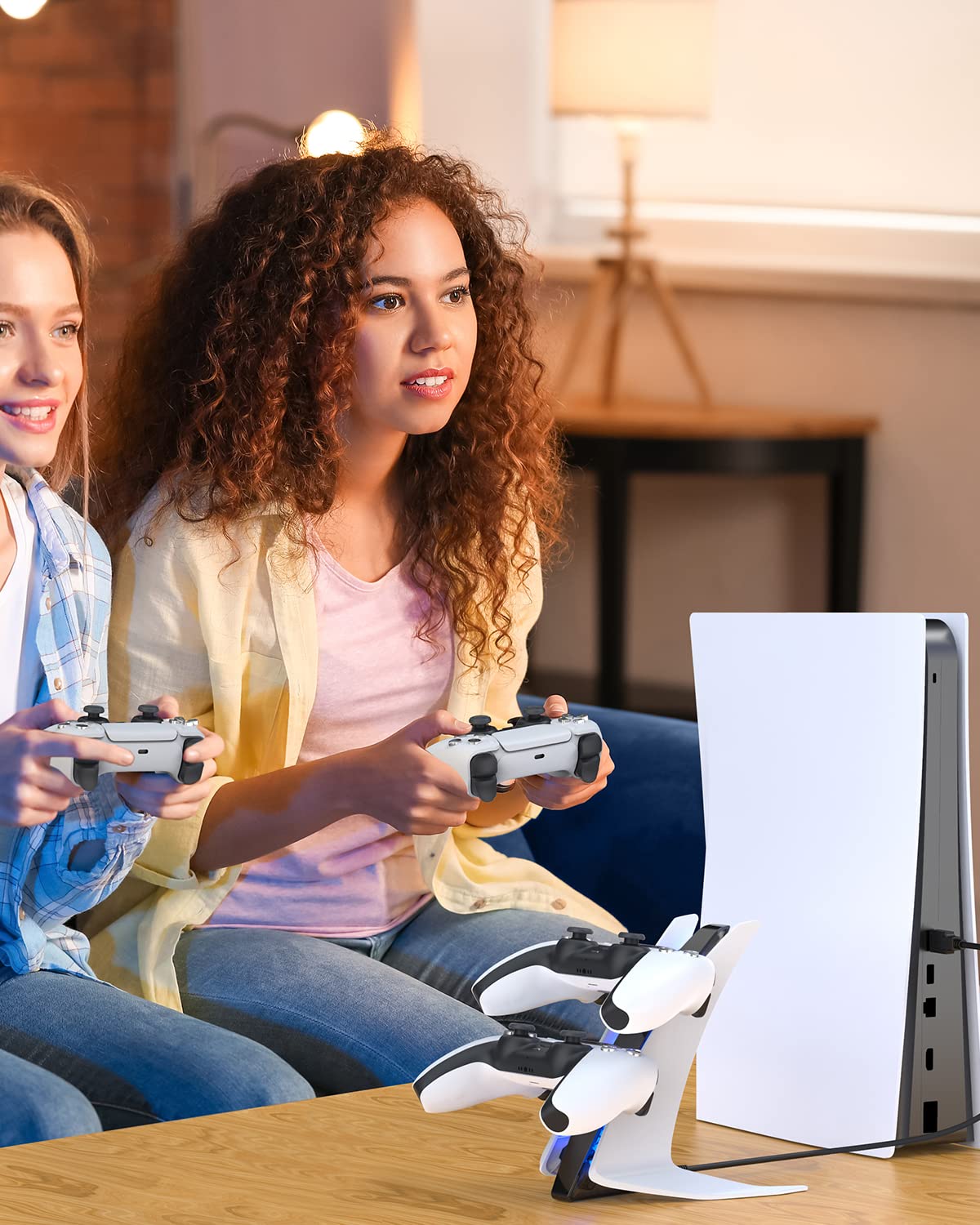 PS5 Controller Charging Station - Fast DualSense Charger Dock with Dual USB-C