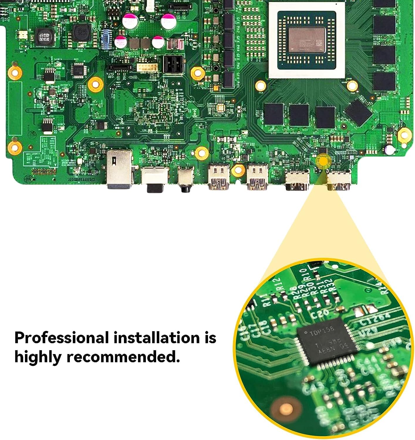 SGElectronix HDMI IC Control Chip Retimer TDP158 Repair Parts for Xbox One X Console