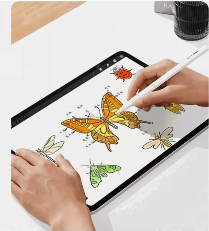 SGElectronix Stylus Pen for iPad 2018-2023, 2X Fast Charge iPad Pencil 2nd Generation Genaric Compatible with Apple iPad Pro 11/12.9 inch, iPad Mini 5/6, iPad Air(5/4/3), iPad (10/9/8/7/6) White