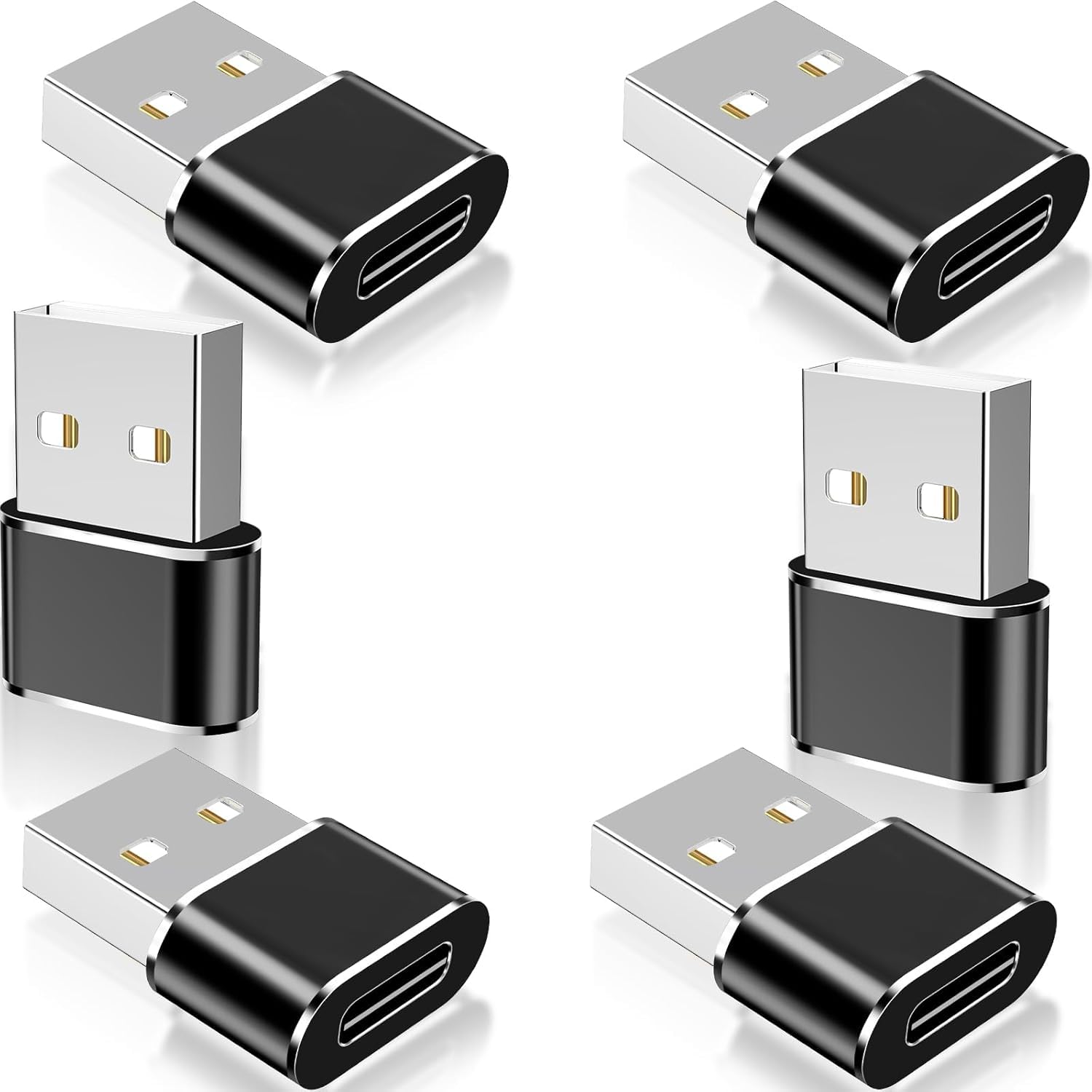 SGElectronix 6PACK USB C 3.1 Type C Female to USB 3.0 Type A Male Port Converter Adapter New