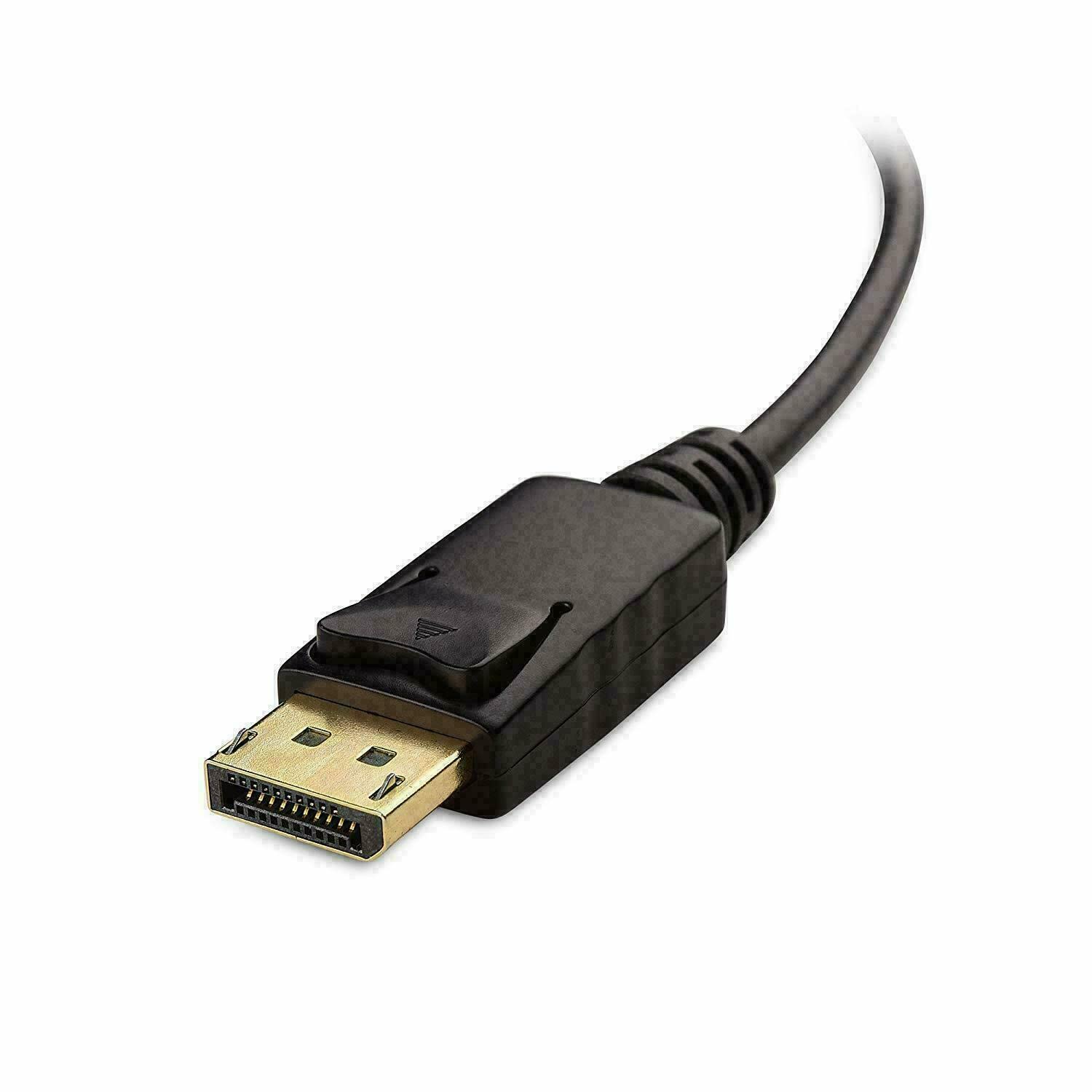 DisplayPort (DP) to HDMI Adapter, Gold-Plated Uni-Directional Display Port PC to HDMI Screen Converter (Male to Female) Compatible with HP, Dell, Lenovo, NVIDIA, AMD & More, Passive, Black