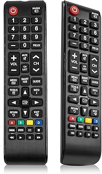 2 Pack New Replacement Remote Samsung BN59-01199F for Samsung Smart LCD/LED TV