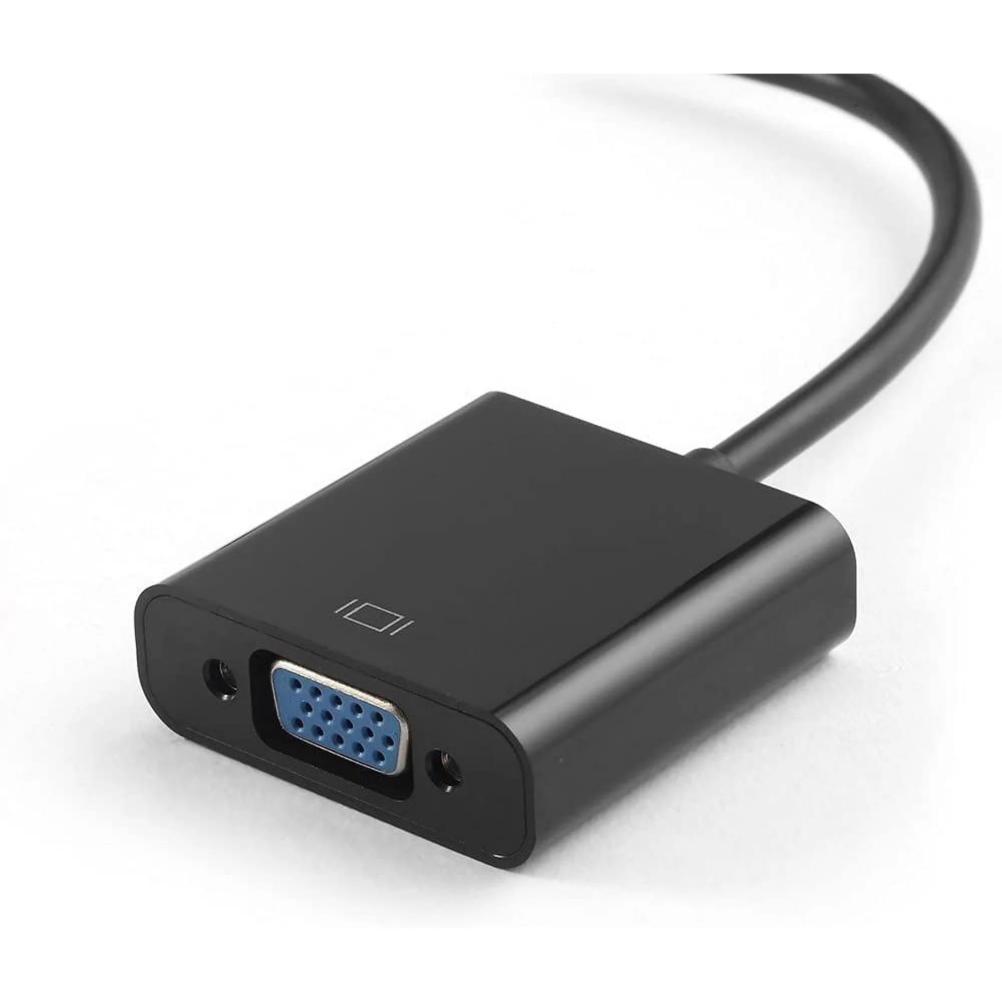 SGElectronix DP to VGA Adapter, Gold-Plated DisplayPort to VGA Converter Male to Female 1080P(Black)
