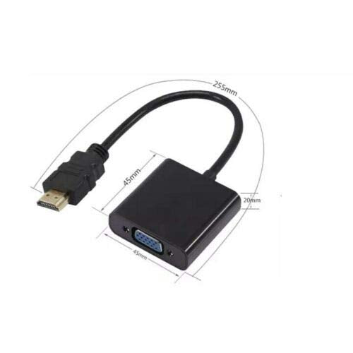 1080P HDMI Male to VGA Female Video Cable Cord Converter Adapter for PC Monitor