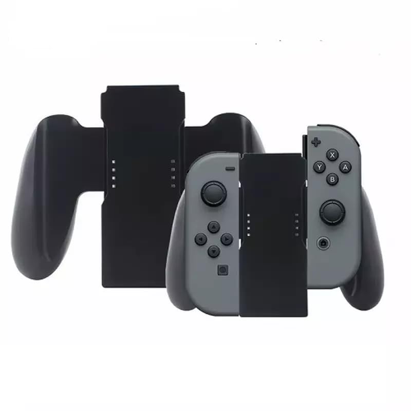 SGElectronix Gamepads Grip Handle Bracket Holder for Nintendo Switch Joycon Controller Plastic Black