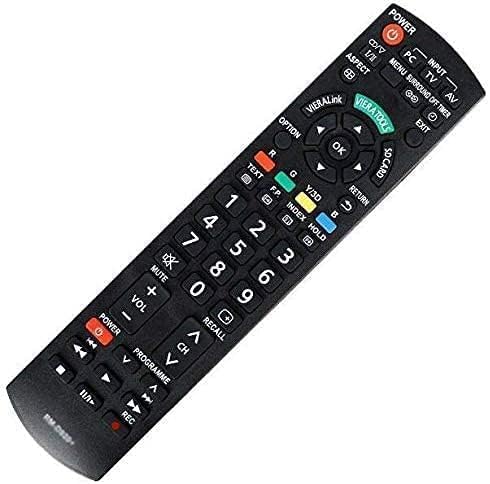 SGElectronix Replacement Remote Control Fit for RM-D920+ N2QAYB000495 N2QAYB0003 TH-C50FD18 TH-C46FD18 TH-40PE8 TH-40PE8U TH-50PX50U TH-42PX50UA TH-42PX50U TH-37PX50U TH-50PX50 for Panasonic HDTV TV