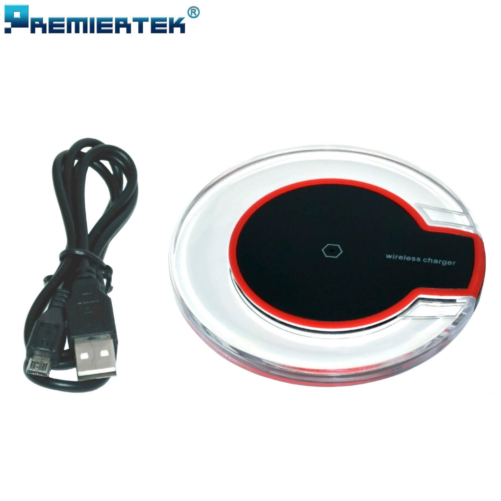 SGelectronicx Universal Qi Wireless Charger Charging Pad for iPhone X 8 XS Max XR i11 11Pro 11ProMax 12 12Pro 12 ProMax, Galaxy and More Black