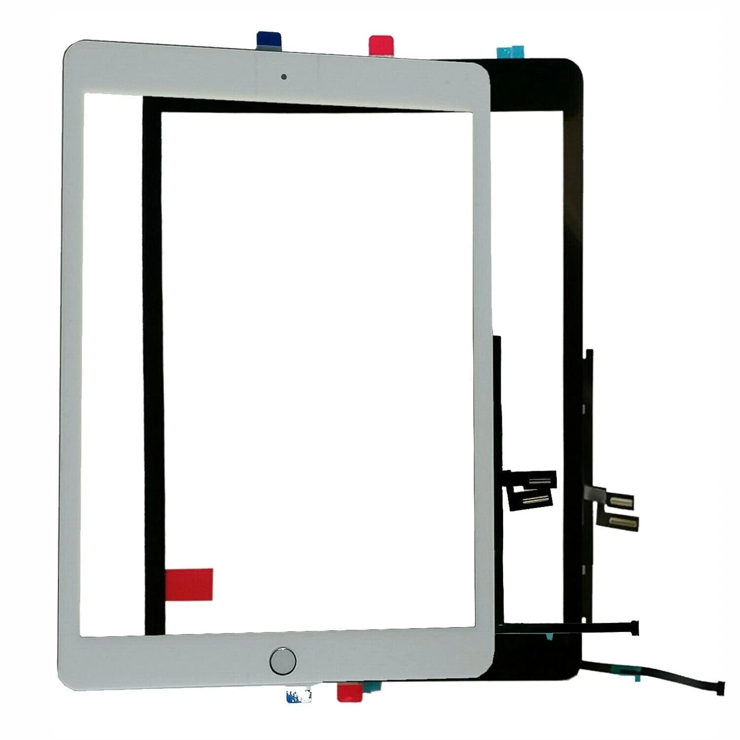 For iPad 7th | 8th | 9th Gen 10.2 Touch Screen Digitizer Glass Replacement Home Button