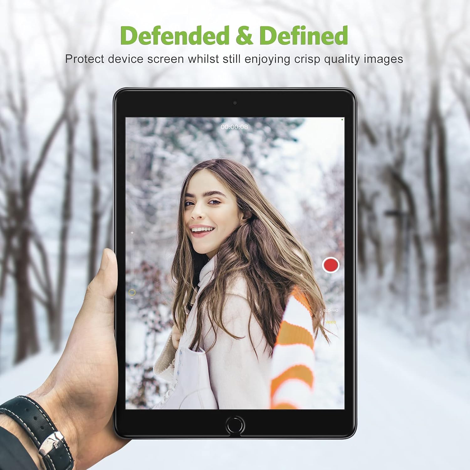 {2-Pack} Clear HD Tempered Glass Screen Protector For iPad 10.2 7th 8th 9th Gen