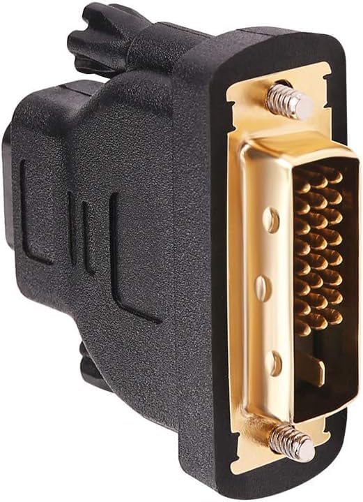 SGElectronix DVI-Male to HDMI Female DVI-D Port Converter 4K 1080P Gold Plated Connector