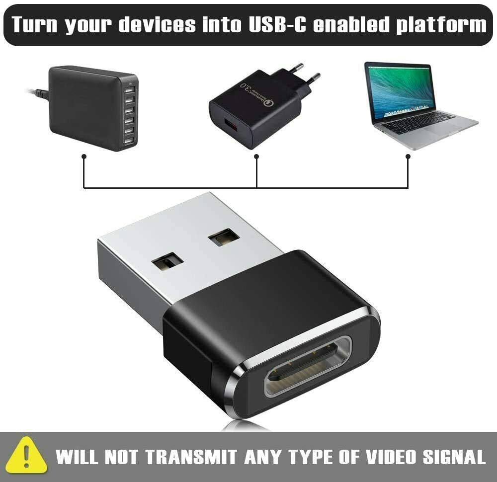 SGElectronix 6PACK USB C 3.1 Type C Female to USB 3.0 Type A Male Port Converter Adapter New
