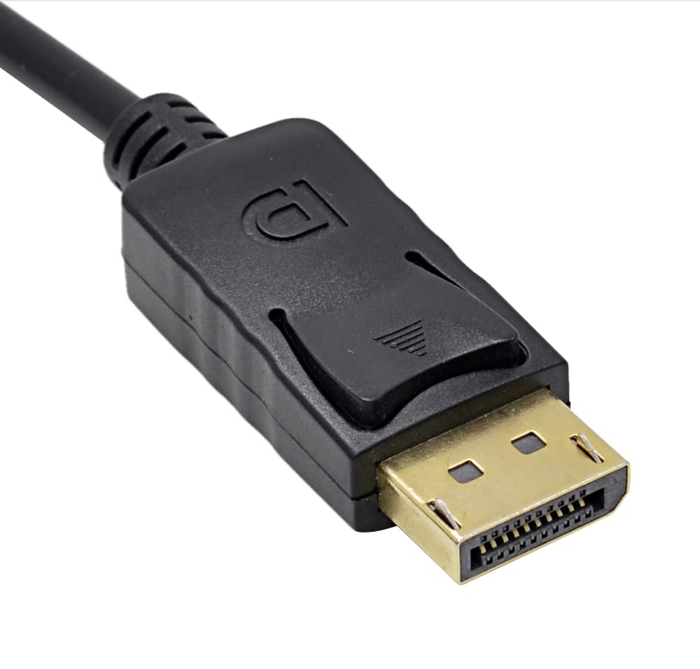 Display Port DP to VGA Adapter Cable Cord 1080P for Laptop Desktop Game Monitor