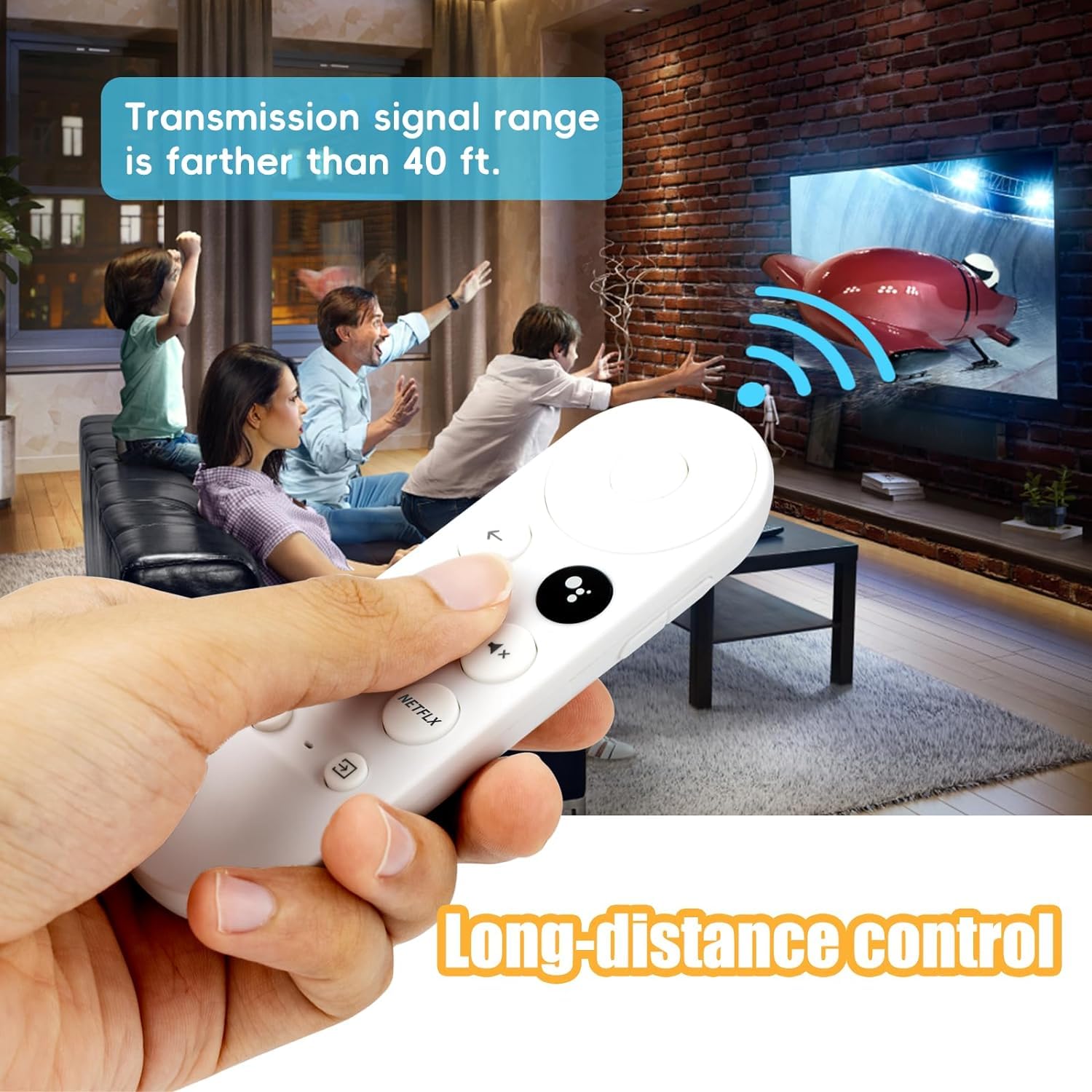 SGElectronix New Replacement Remote Control Compatible with Google Chromecast 4k Voice Remote Control for G9N9N/GA01409-US/GA01919-US/GA01920-US/GA01923-US/GA02463-US/GA02464-US(Remote Control ONLY)