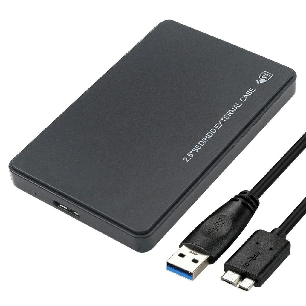 SGElectronix 2.5" SATA USB 3.0 Hard Drive Disk HDD SSD Enclosure External Laptop Case