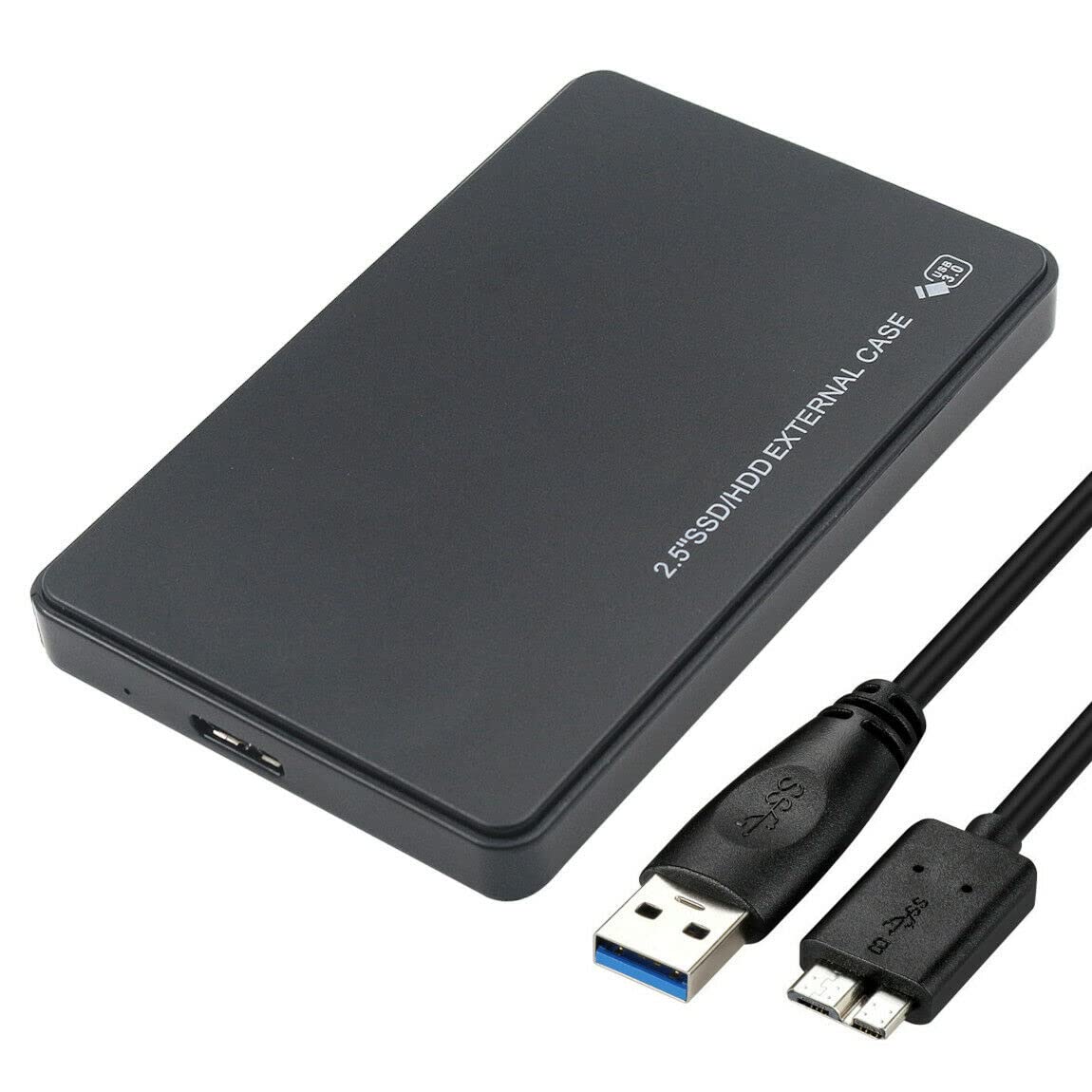 SGElectronix 2.5" SATA USB 3.0 Hard Drive Disk HDD SSD Enclosure External Laptop Case