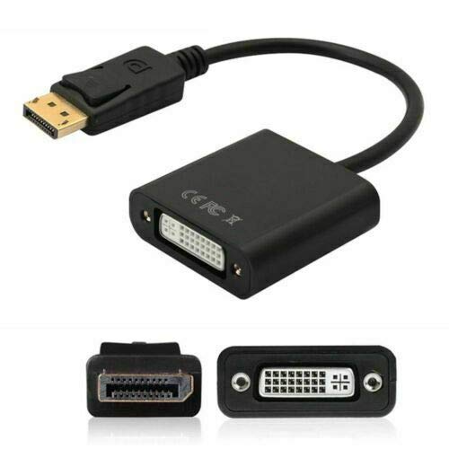 SGElectronix DisplayPort DP Male to DVI Female Adapter Cable Converter for Laptop PC