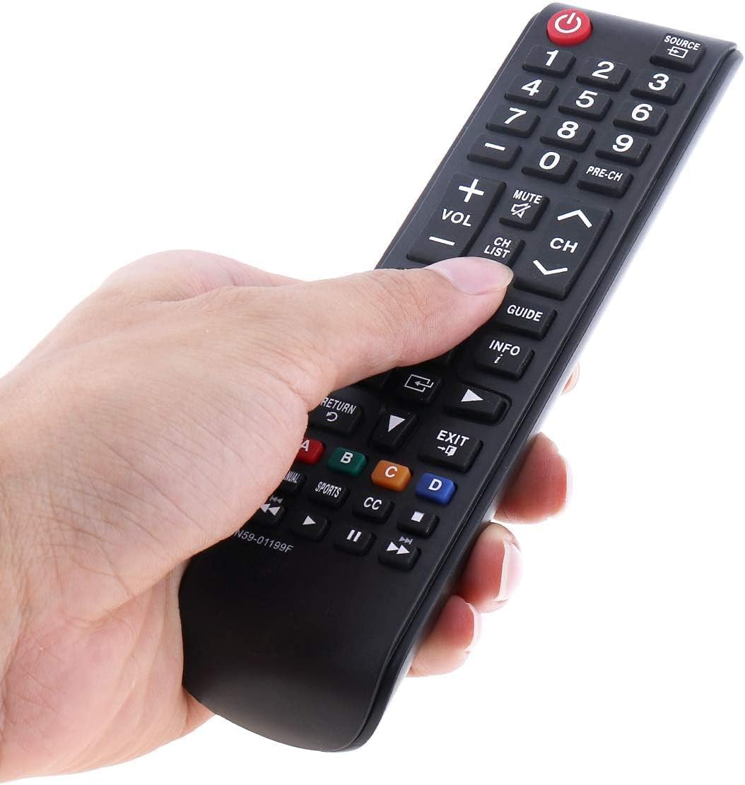 2 Pack New Replacement Remote Samsung BN59-01199F for Samsung Smart LCD/LED TV