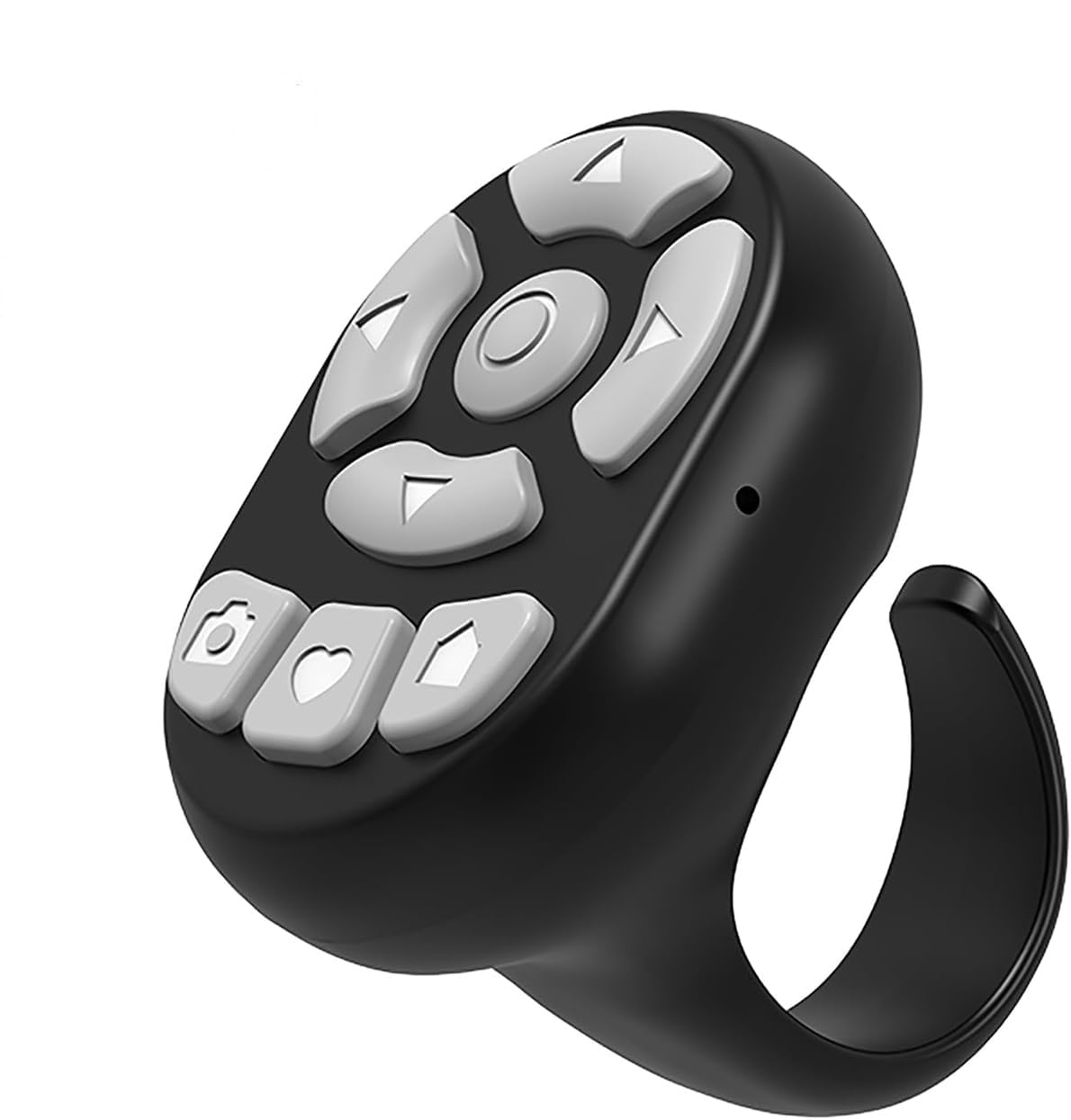 SGelectronix Tiktok Scrolling Ring with Finger Remote,Fingertip Wireless Bluetooth Remote Control,Scrolling Ring for iPhone,iPad, iOS,Android (S29BLACK)