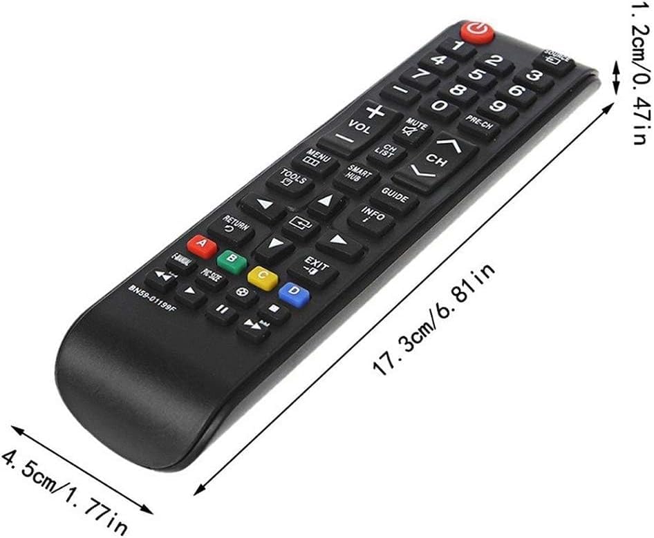 2 Pack New Replacement Remote Samsung BN59-01199F for Samsung Smart LCD/LED TV