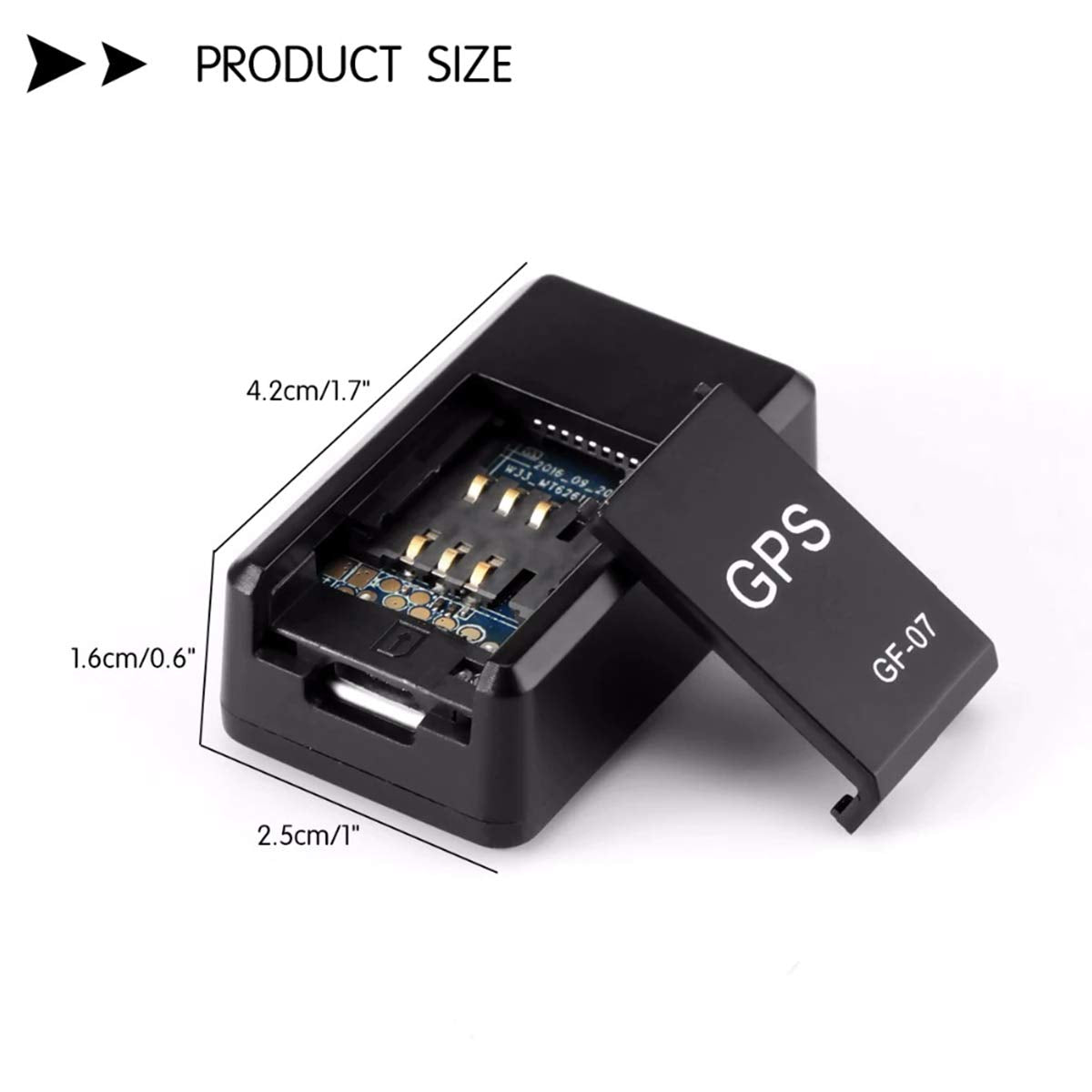 DEALPEAK Ultra Mini Hidden Tracker GPS Realtime Car Truck Magnetic Tracking Device GSM GPRS Locator for Vehicle/Person