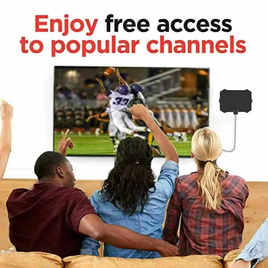 Digital AntennaTV Antenna, Amplified HD Digital TV Antenna Long 250+ Miles Range,Signal Booster 6 FT Coax HDTV Cable,Digital Antenna for TV Support 4K 1080p Antenna TV HD Indoor