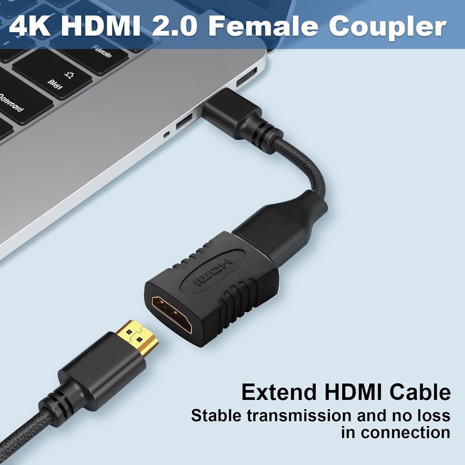 SGElectronix 10 Pack HDMI Coupler Adapter Gold Plated, High Speed HDMI Coupler F/F Female to Female Adapter Black