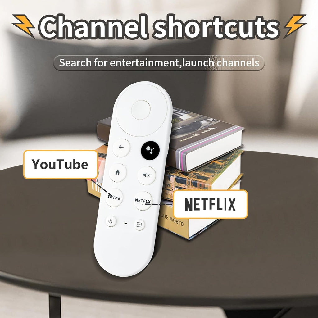 SGElectronix New Replacement Remote Control Compatible with Google Chromecast 4k Voice Remote Control for G9N9N/GA01409-US/GA01919-US/GA01920-US/GA01923-US/GA02463-US/GA02464-US(Remote Control ONLY)