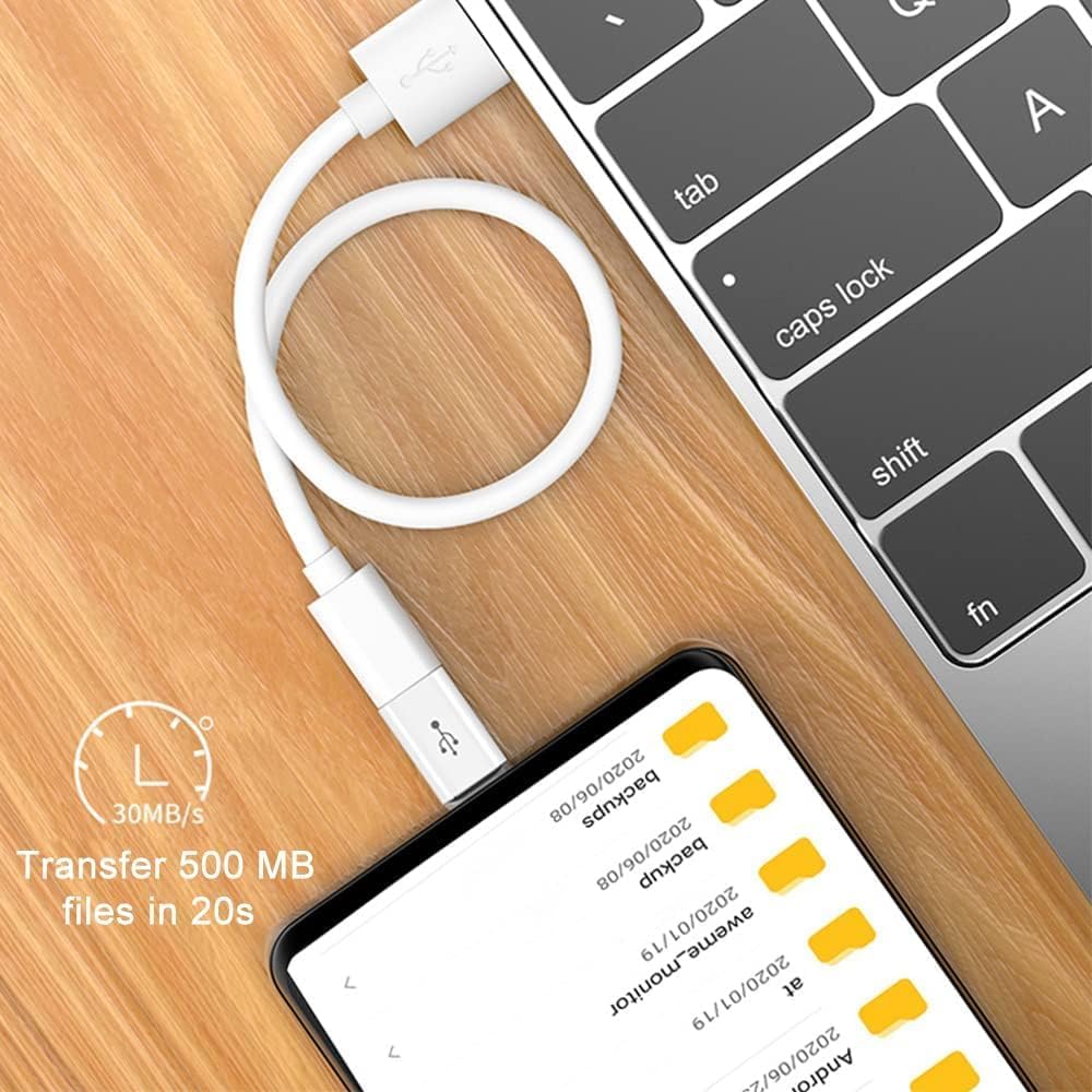 SGElectronix Adapter Micro USB to USB C (4 Pack), OTG Adapter Compatible with Samsung Galaxy, LG, Huawei, Type-C Phones, Tablets and More (2 Black and 2 White)