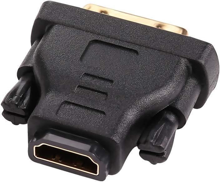 SGElectronix DVI-Male to HDMI Female DVI-D Port Converter 4K 1080P Gold Plated Connector