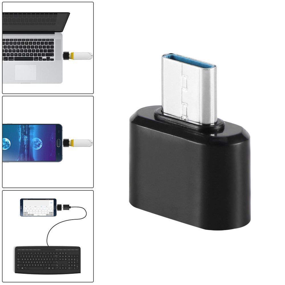 SGElectronix USB C Male to USB A Female, USB OTG Adapter for MacBook Pro/Air 2020 2019 2018,iPad Pro/Air,Galaxy S20+ S10,Note 10 and More USB 3 Devices(6 Pack,Black)