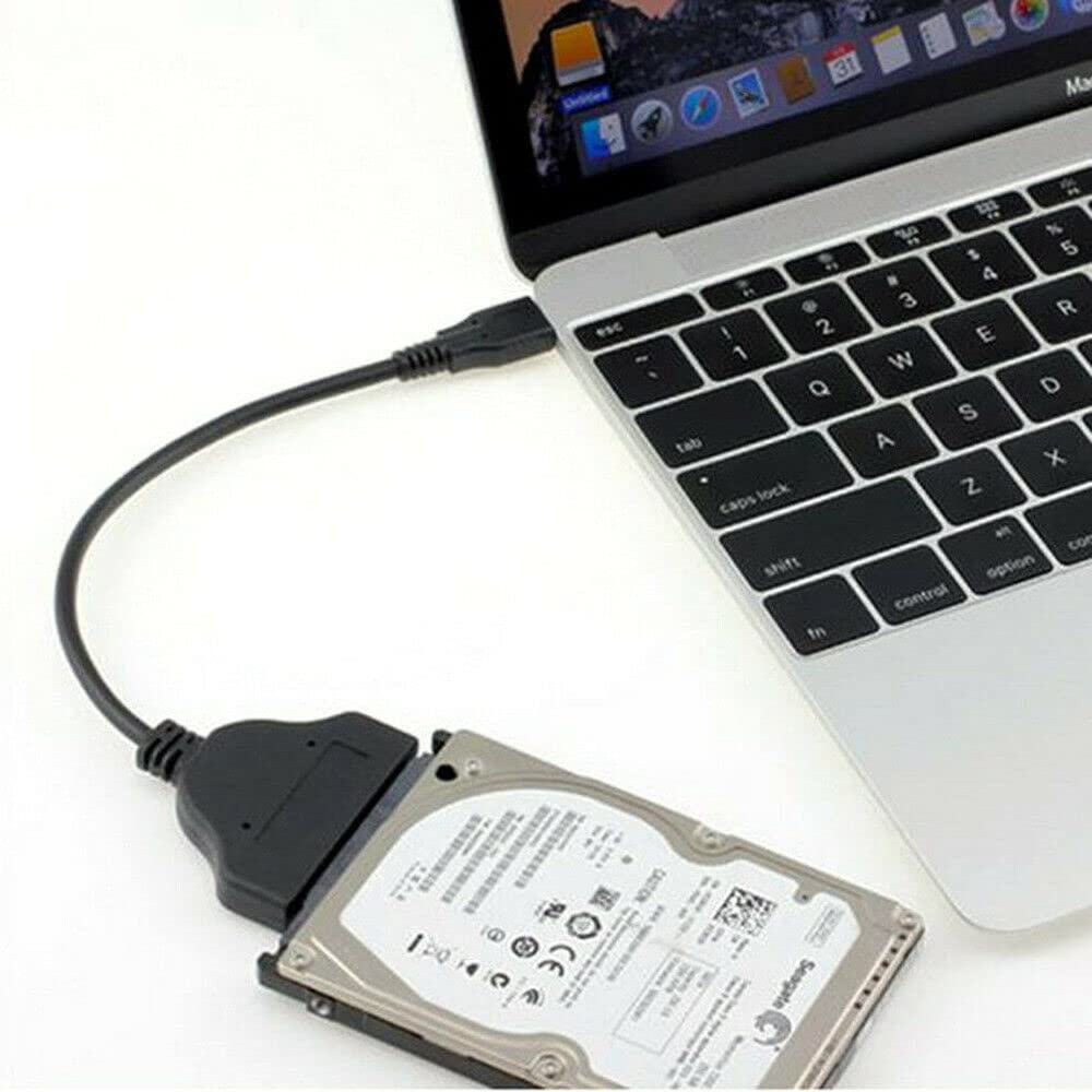 SGElectronix USB 3.1 Type-C to SATA 22 Pin HDD Hard Disk Driver SSD Adapter Cable USB C