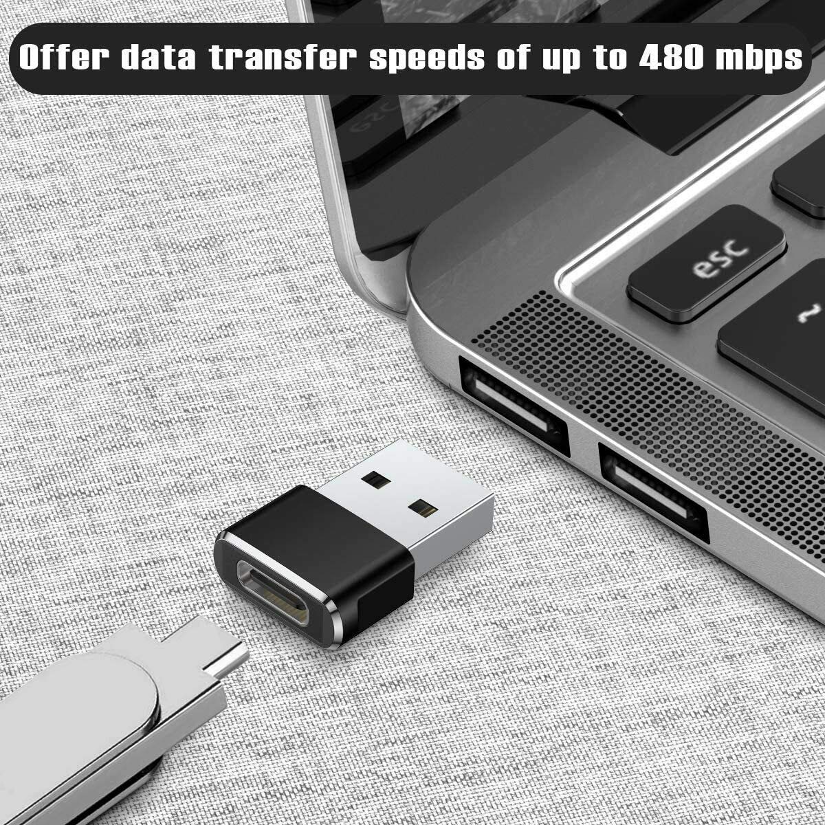 SGElectronix 6PACK USB C 3.1 Type C Female to USB 3.0 Type A Male Port Converter Adapter New