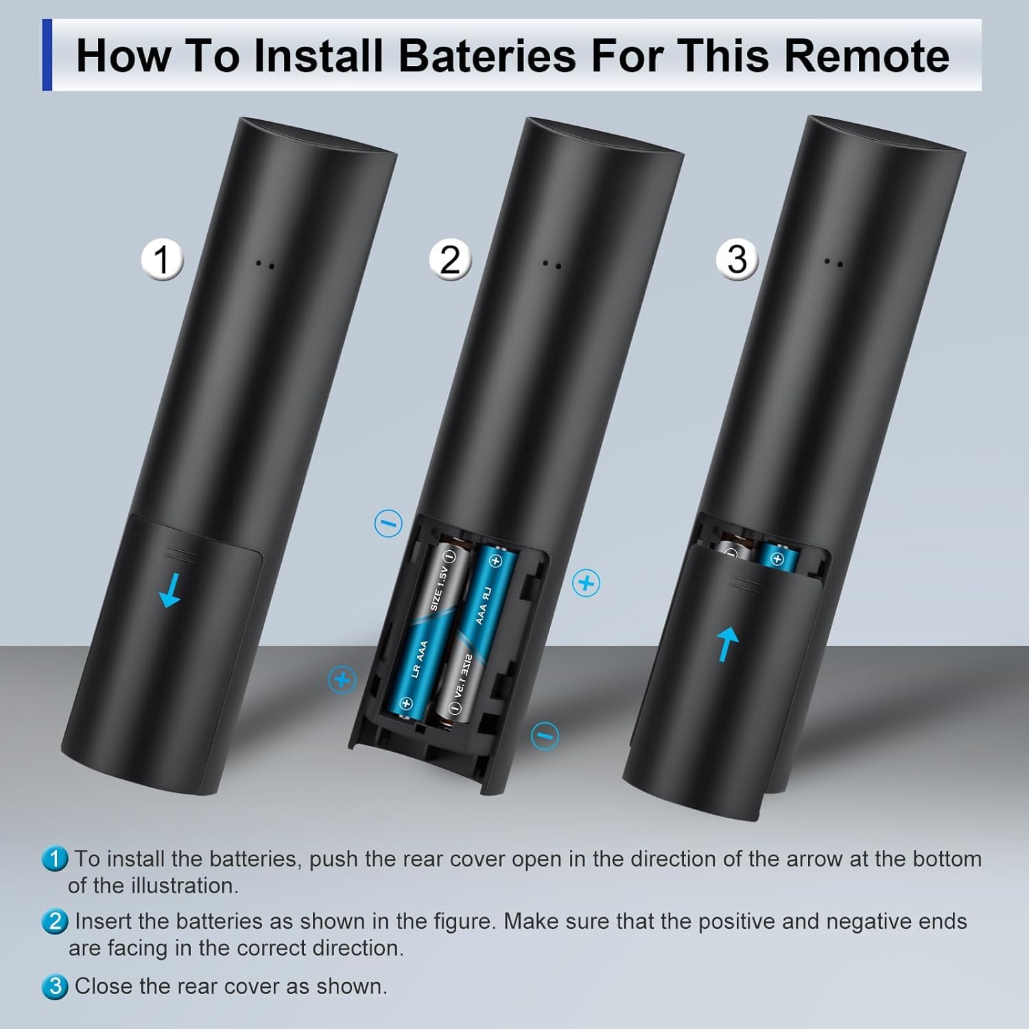 SGELECTRONIX 2Pcs Infrared Replacement Remote Control for Hisense Google TV Model 43A6H 50A6H 55A6H 65A6H 75A6H 50U6H 55U6H 65U6H 75U6H 65U8H 75U8H (No Voice Function) Black