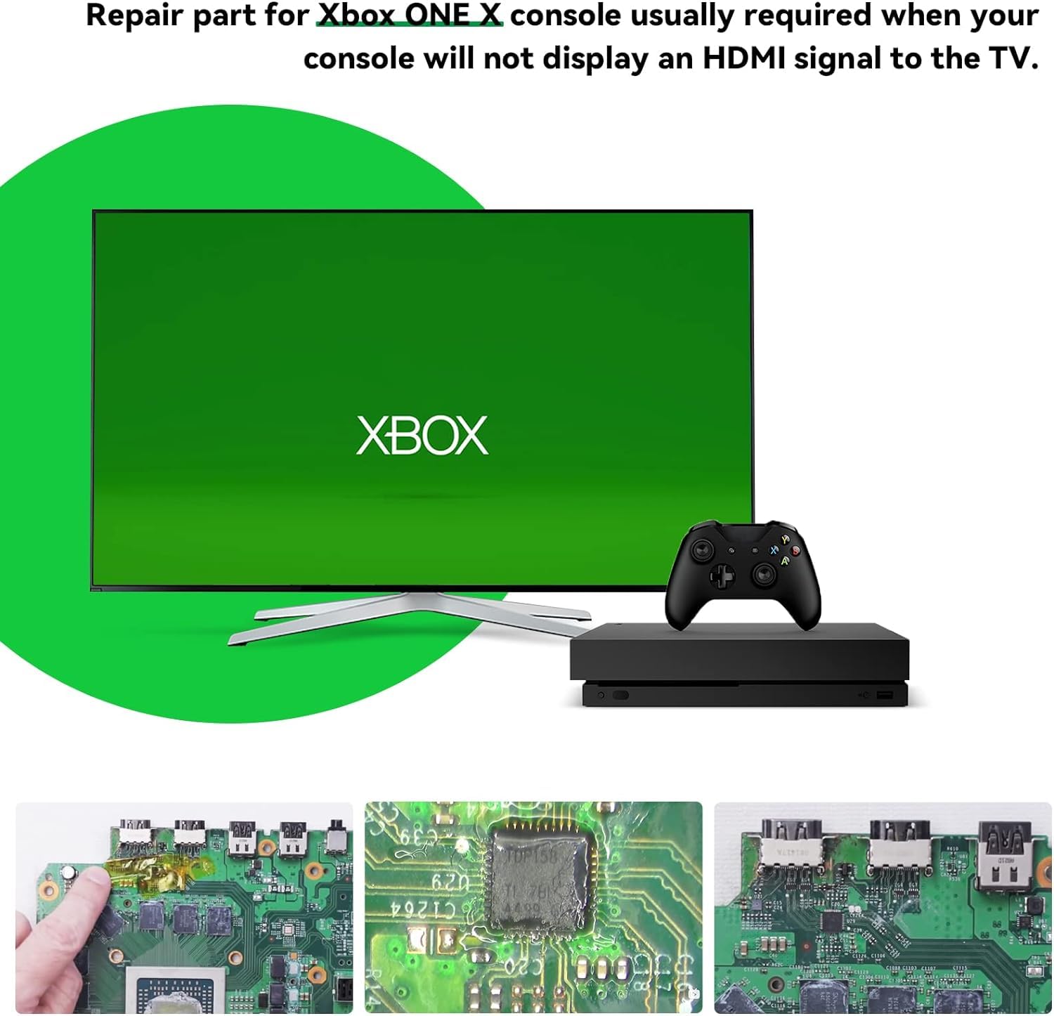 SGElectronix HDMI IC Control Chip Retimer TDP158 Repair Parts for Xbox One X Console